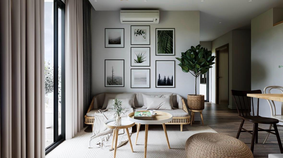 Intérieur scandinave · rendu 3D BenRaff Studio